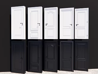 Jane O swing door 3d model