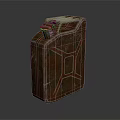 Industrial Equipment Metal Jerry Can with Rustic Finish Durable Structure Secure Handle for Fuel Storage