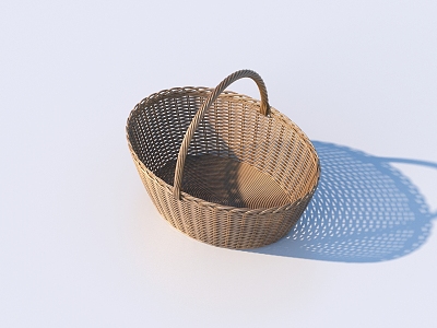 Vegetable Basket Storage Basket Rattan Basket model