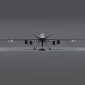 Modern Military Drone Weapon System Featuring Long Range Surveillance And Strike Capabilities 3d model