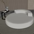 Modern single sofa 3d model