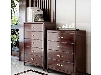 New Chinese-style Drawers Cabinet model