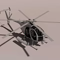 Modern Utility Helicopter With Rotor System Fuselage Landing Gear And Equipment Pods