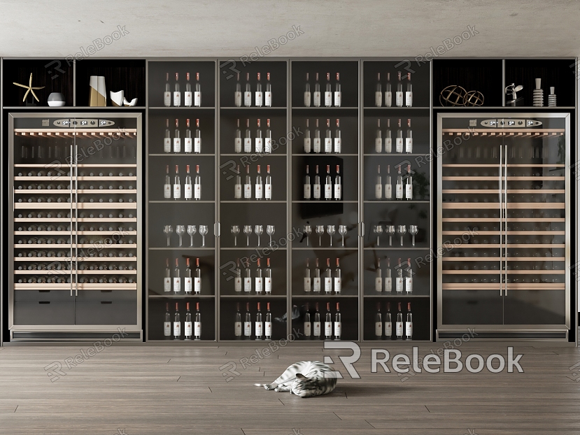 Modern Wine Cabinet model