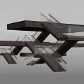 Modern Staircase Design With Glass Railings Wooden Steps And Open Layout