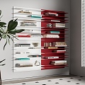 Minimalist Bookshelf 3d model