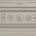 Decorative Gypsum Cornice Collection With Various Embossed Patterns And Designs For Interior Decoration