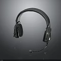 Professional Over Ear Headset With Built In Microphone And Sleek Metal Design