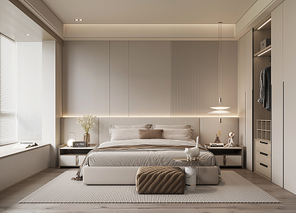 Modern Bedroom 3d model