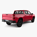 Hyundai Pickup Chevrolet Pickup Truck 3d model