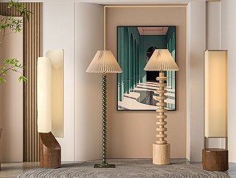 Modern floor lamp 3d model