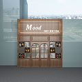 American Style Door Head Cafe Door Head 3d model