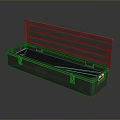 Tool Box Iron Box Iron Box Iron Trunk Box Luggage Leather Box Leather Box Container 3d model
