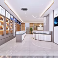 Elegant Jewelry Store Interior Design With Glass Display Cases And Modern Counters