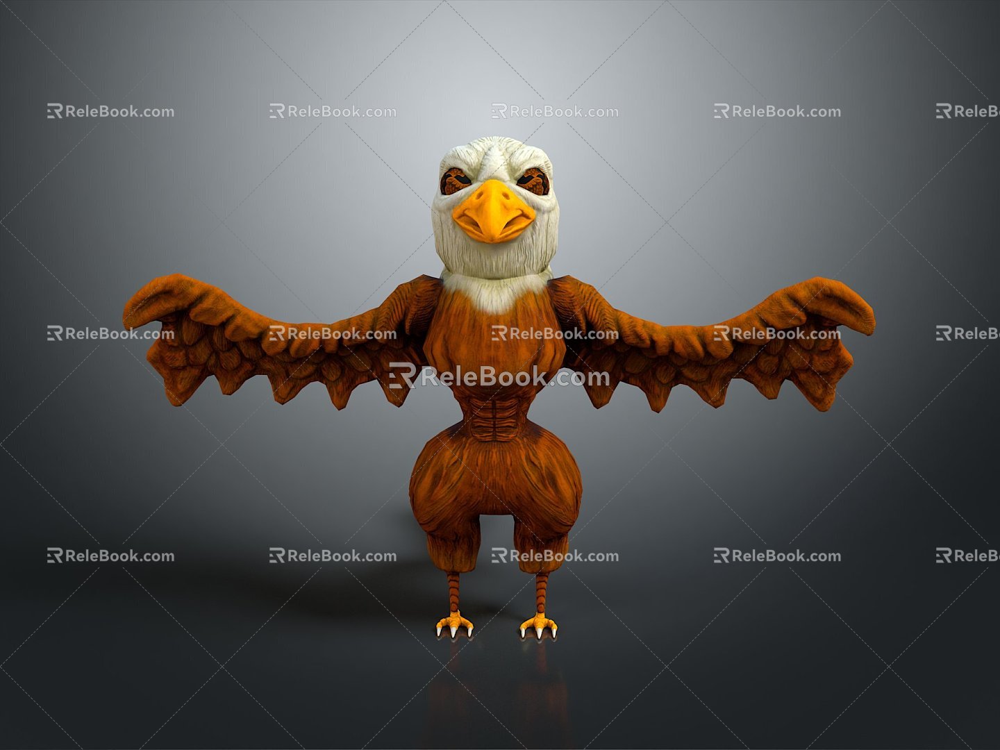 Eagle Large Eagle Owl Raptor Falcon Bird Bird Bird Animal Game Animal 3d model