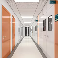 Modern Laboratory Simple and Generous Laboratory 3d model