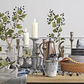 Modern Tableware Blueberry Candlestick Tableware 3d model