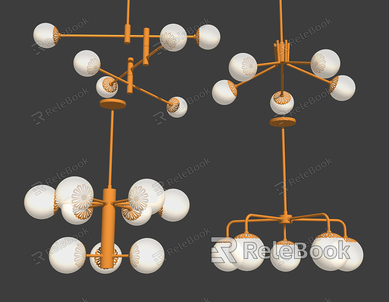 Light Luxury Chandelier Chandelier Combination model