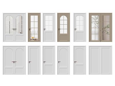 Modern Door Entry Door Room Door Bedroom Door Double Door Single Door 3d model