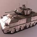 Infantry Fighting Vehicle Armored Vehicle Reconnaissance Vehicle Tank Armored Transport Vehicle Tracked Armored Vehicle Low Face Number Low Model Simple Model Game Video Level Super Realistic 3d model