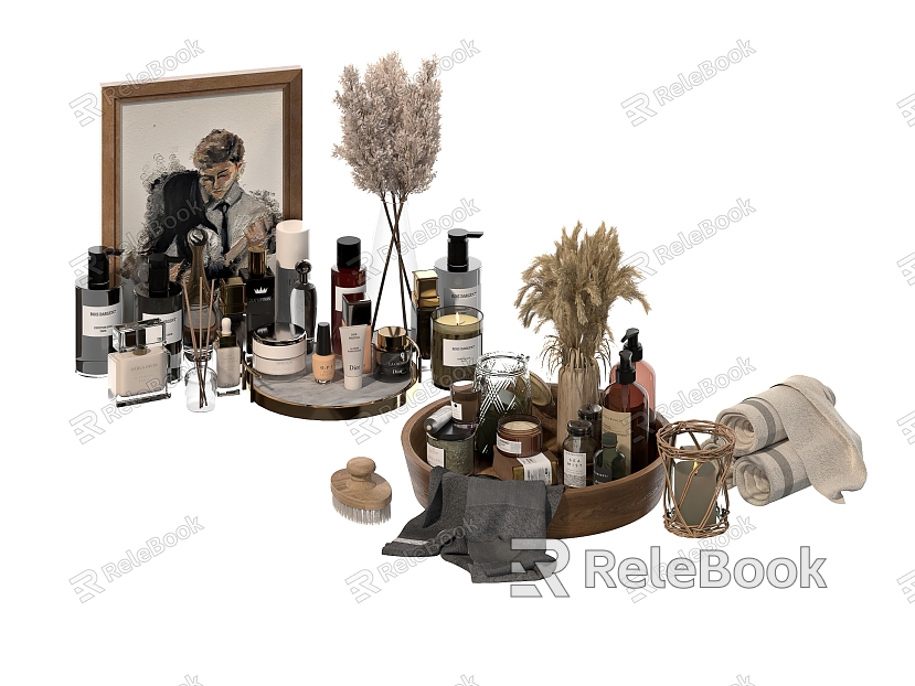 Cosmetics toiletries model