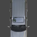 Toyota Silver SUV Modern Luxury Exterior Design With Front Grille And Headlights