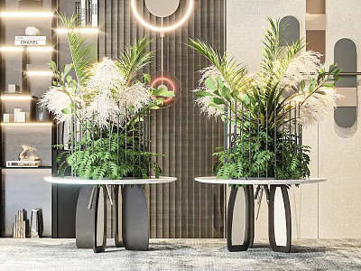 potted plant 3d model