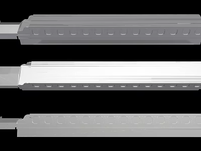 High Quality Hardware Tools Metal Slides With Three Different Designs 3d model