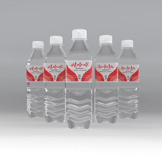 Mineral Water Wahaha Pure Water 3d model