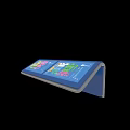 Public Facility Interactive Touch Table With Dual Screens For Information 3d model