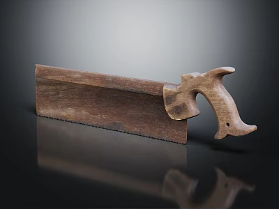 Industrial LOFT Saw Wood Saw 3d model