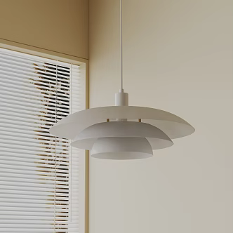 Modern chandelier 3d model