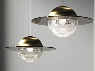 Light Luxury Chandelier 3d model