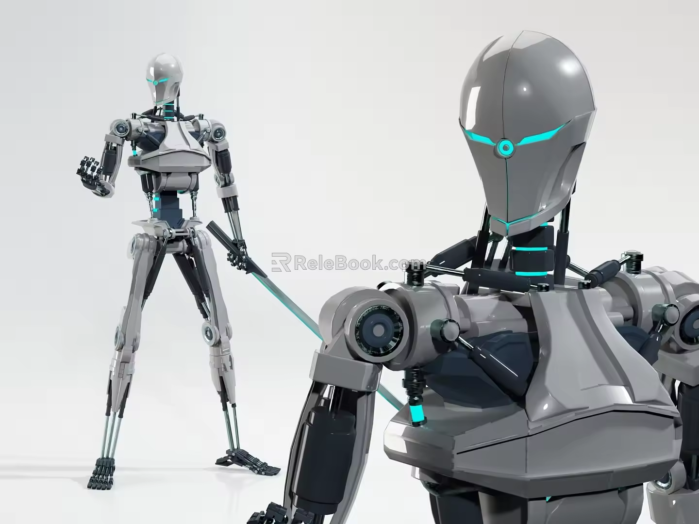 Modern robot battle robot intelligent robot skeleton sci-fi robot mecha 3d model