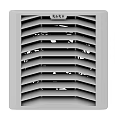 High Quality Industrial Exhaust Ventilation Equipment With Wall Mounted Louvered Grille Design