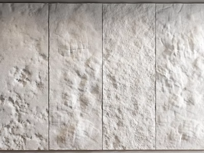 Elegant Light Luxury Wall Design With Natural Stone Texture And Decorative Panels 3d model