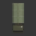 Military Green Heavy Duty Cargo Truck With Canvas Covered Cargo Bed