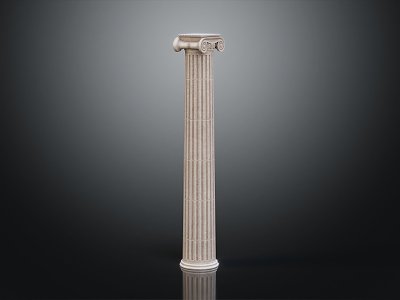 Jane Ou Roman Column Stone Column model