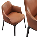 Various Colored Modern Chairs With Leather And Fabric Upholstery And Black Legs