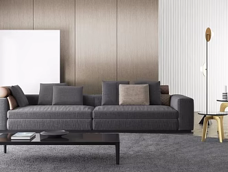 Double sofa 3d model