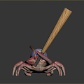 crab sea crab river crab hairy crab bread crab hermit crab big crab small crab marine animal fish 3d model