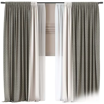 Curtains 3d model