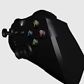Black Xbox Wireless Game Controller With Colorful Buttons And Ergonomic Design Grip