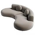 Tokio Curved Sofa 3d model