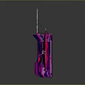 Purple Computerized Magic Wonder Vending Machine With Neon Lights And Stars
