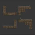 Wooden Deck Platform Components With Various Shapes And Support Structures