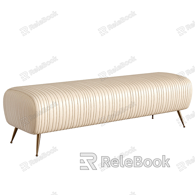 Modern Bed End Stool Bed End Step model