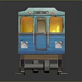 moving rail car subway car train car train car train light rail subway high-speed rail 3d model