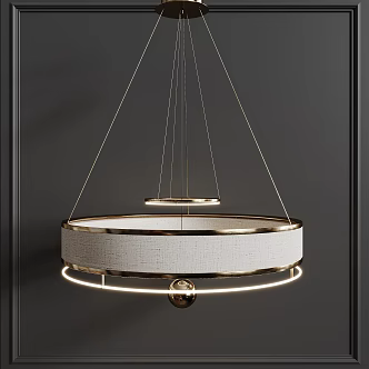 New Chinese Chandelier Restaurant Room Chandelier 3d model