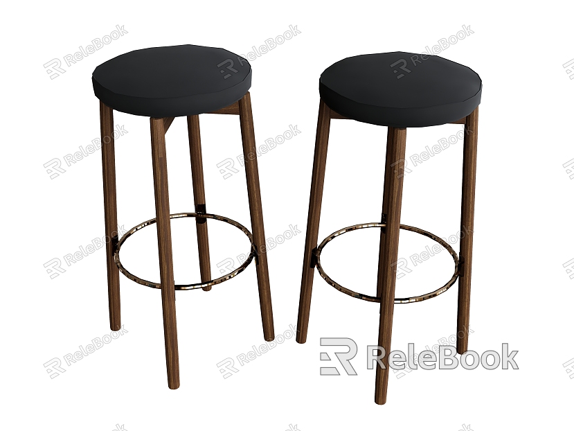 Bar Chair Bar Stool Round Stool model